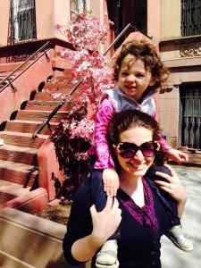 The author and her daughter. Photo credit:  Benjamin Galynker